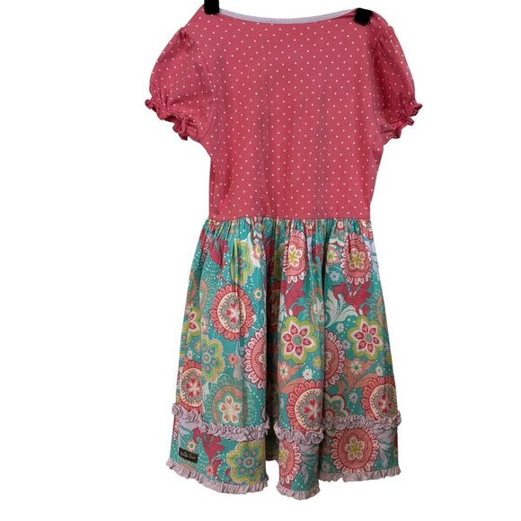 Matilda Jane Girls Wonderment Pretty in Patterns Dress Size 10 - Picture 6 of 10